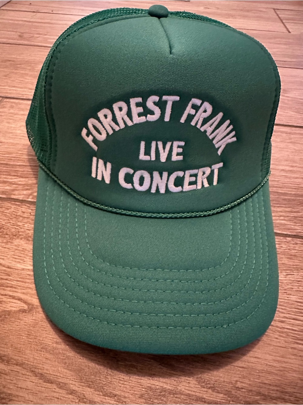 Green 'Live In Concert' Trucker Hat